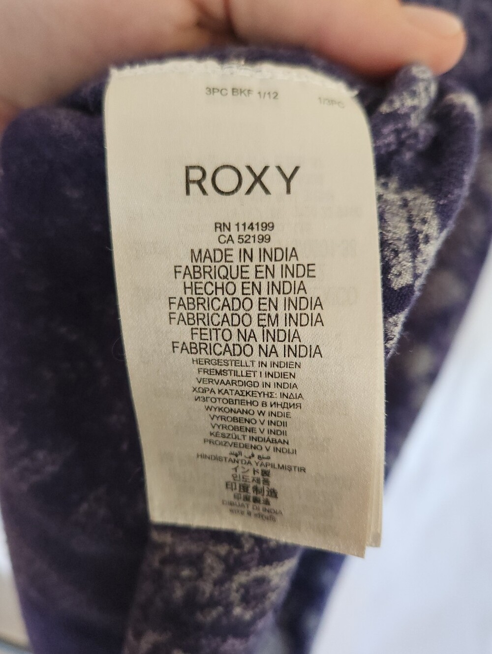 Roxy Viscose Floral Print Blue Maxi Dress with Adjustable Spaghetti Strap M - Picture 8 of 11